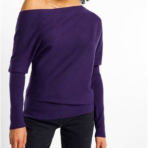 Soft off shoulder sweater